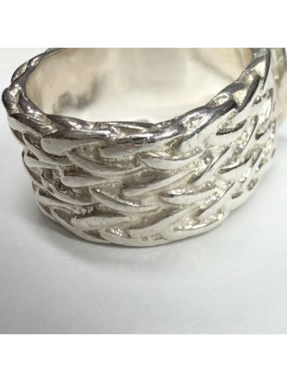 Hermes Ring Diane Vintage 54 925 Sterling Silver